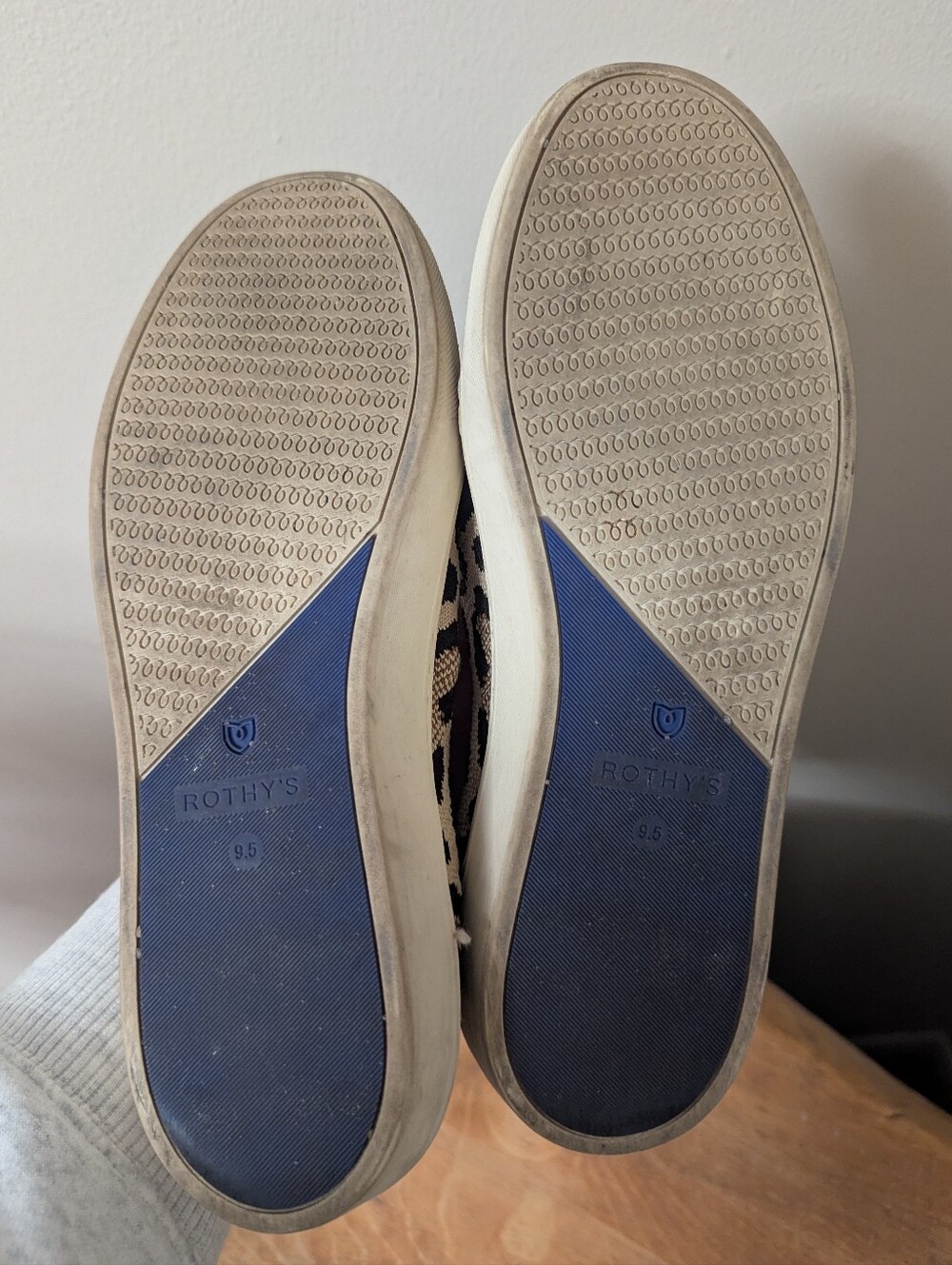 Rothy's The Original Slip-on Sneaker - Desert Cat (Leopard Print) - Picture 13 of 13